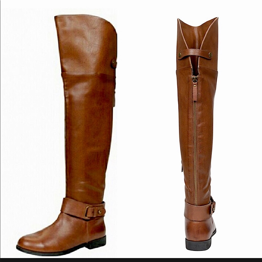Aldo Valkyrie over-the-knee boot cognac sz 8
